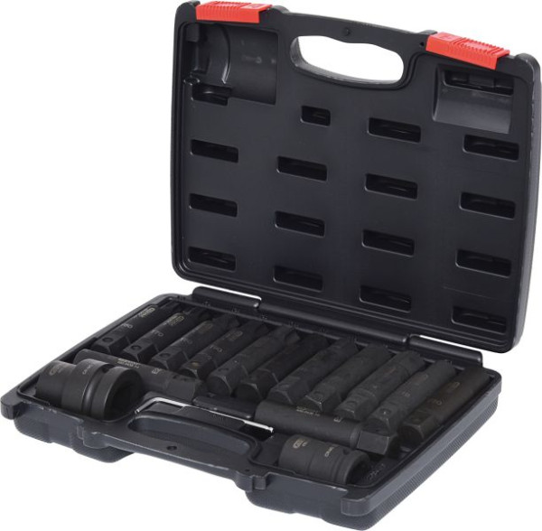 KS Tools 3/4"+1" Kraft-Wechsel-Stecknuss- und Bitstecknuss-Satz, 16-teilig, 450.0420