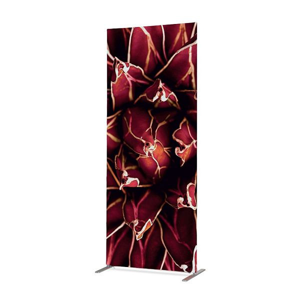 Showdown Displays Textil Raumteiler Deko 85-200 Doppel Kaktus Rot ECO, ZBSLIM085-200-DI821ECO