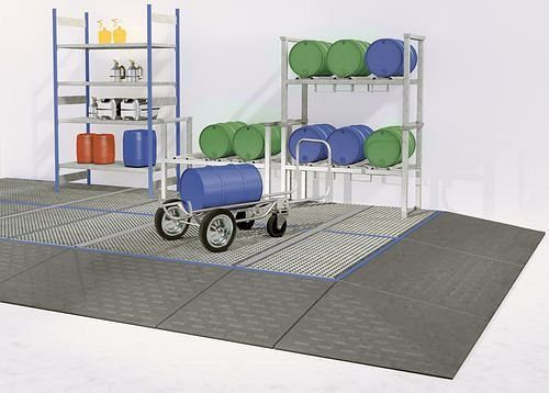 DENIOS Auffahrecke AEK aus Polyethylen (PE) für Bodenelemente BK, 216680