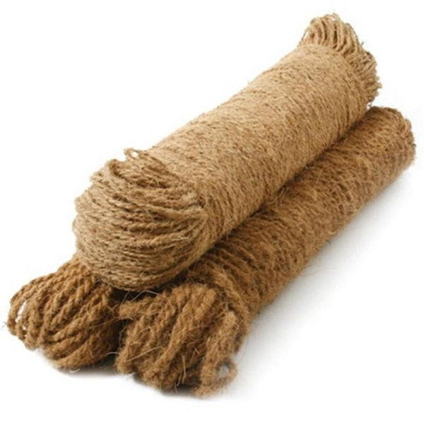 NOOR Kokosstrick Megarolle Baumanbinder Kokosgarn Dholl, Länge/Stärke ca.: 50m/dick 15 mm, 2-fach, 150KOSM-50
