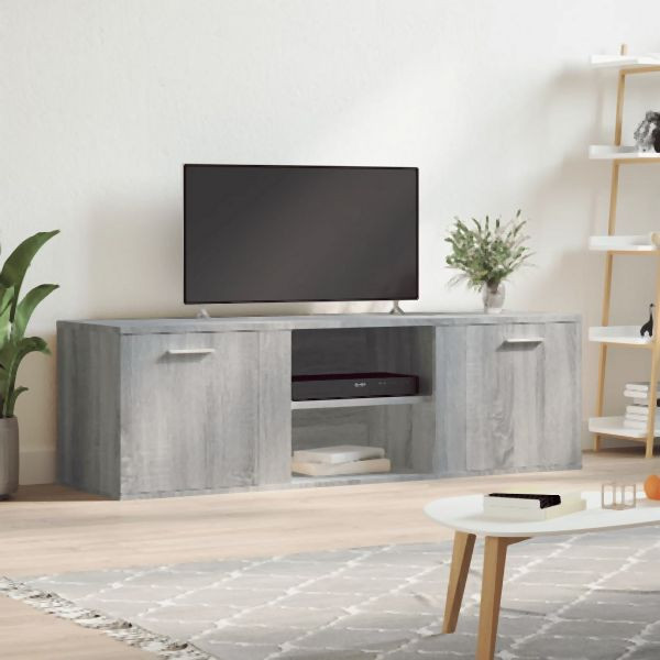 vidaXL TV-Schrank Grau Sonoma 120x34x37 cm Holzwerkstoff, 833557