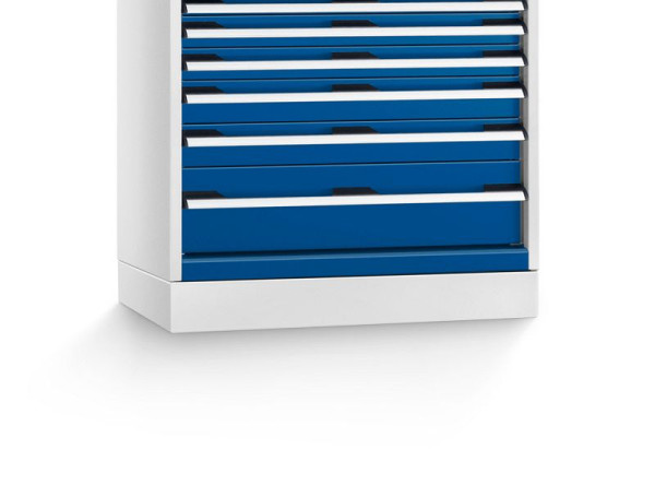 bott cubio Sockelblende für Staplersockel BxTxH: 650 x 21,3 x 99 mm, RAL 7035, 41430132.16V