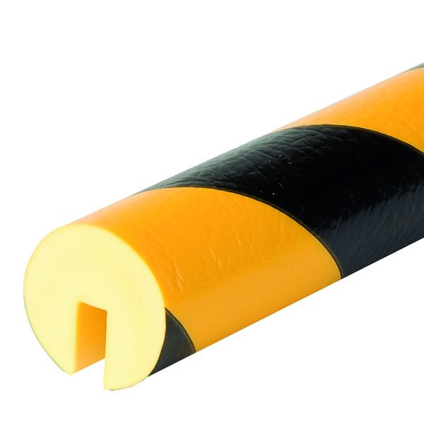 Länge 100cm Warn- und Schutzprofil Typ H gelb/schwarz 4,7x4,7cm 