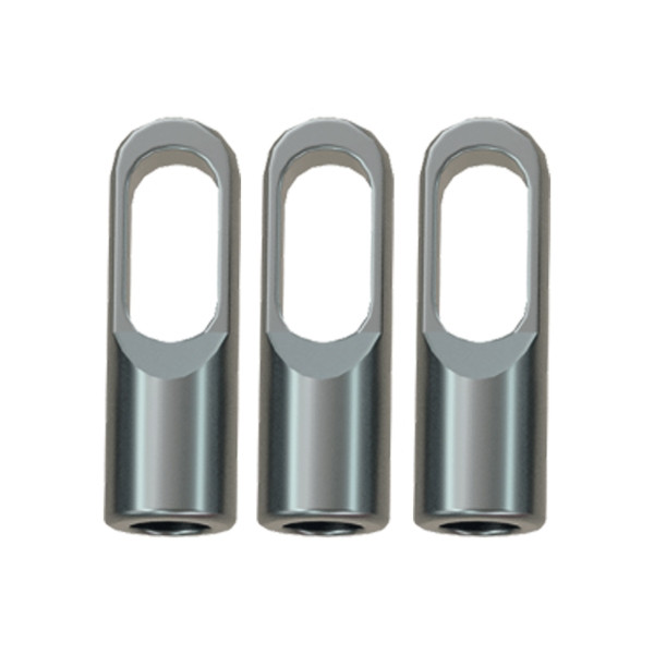 Runpotec GF3 SLIM Zugösen-Set Ø 4,5 mm, 3 Stück, Edelstahl, Gewinde RTG Ø 3 mm, 20947