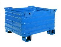 Heson Transportbehälter 1265, schwere Ausführung, blau, 1200 x 1000 x 650, 1265-05-04