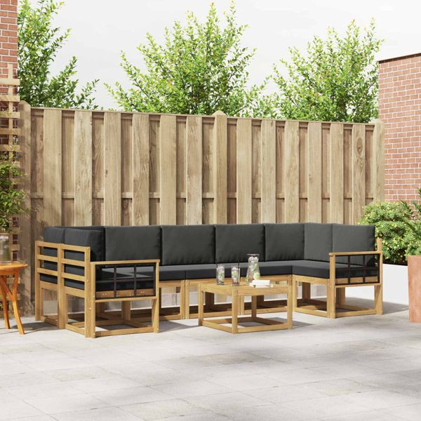vidaXL Outdoor-Sofagarnitur 6-teilig, 3387396, 8721288779045