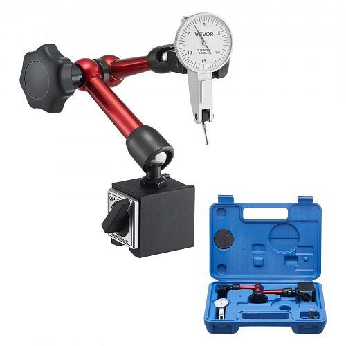 VEVOR Messuhr mit Magnetstativ & Koffer, 0,01 mm Genauigkeit, 0–0,76 mm Bereich, Mikrokugelgriff, NJCLGJGGBFBWG49MA001V0