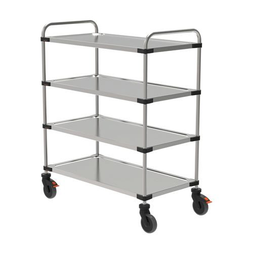 Rieber Servierwagen 1050 - 4 Borde montiert, 88025016, 4007537083755