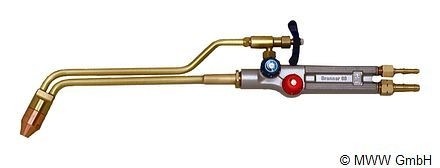 MWW Handschneidbrenner Brenner 90, 28 mm Kopf, 60° gebogen, ca. 900 mm, 01101/90