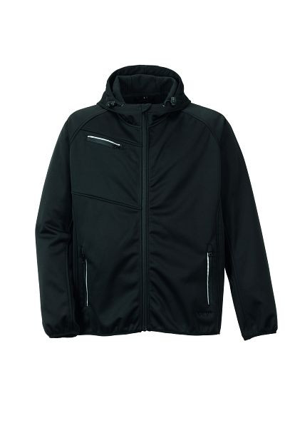 Planam Outdoor Fog Softshelljacke, schwarz, Größe 4XL, 3760068