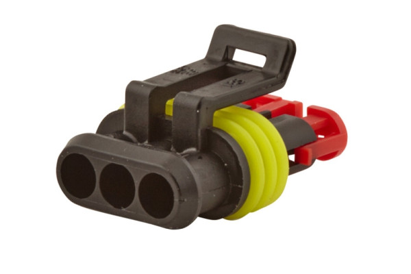 HELLA Steckgehäuse, 3-polig, Stecker: Parallelverbinder, 8JA 746 184-032