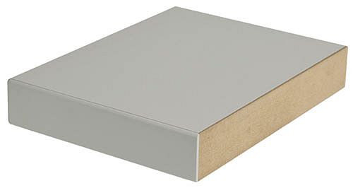 Bedrunka+Hirth Arbeitsplatte workraster Tiefe 600 mm, Zwischenplatte für Verkettung, MDF-Platte mit 0,7 mm HPL-Belag, 1400/30 mm, 07.8114.62H