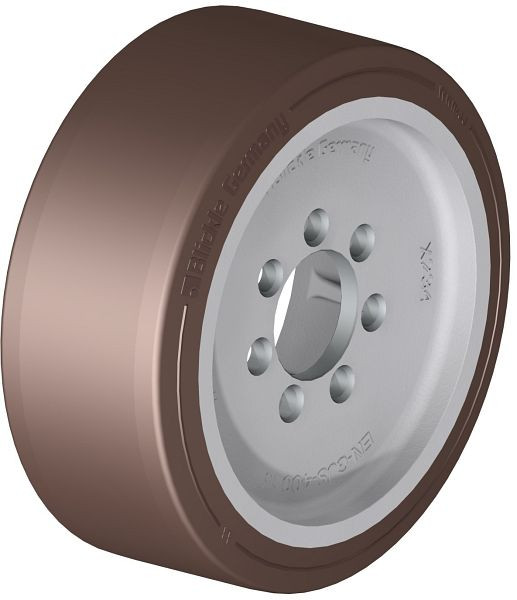 Blickle RB 343x140/80-7 Rad aus Blickle Besthane®, Braun, 748438