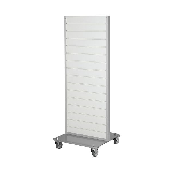 VKF Renzel Mobiler FlexiSlot®-Tower „Slim“, reinweiß, silber, 51.0038.195
