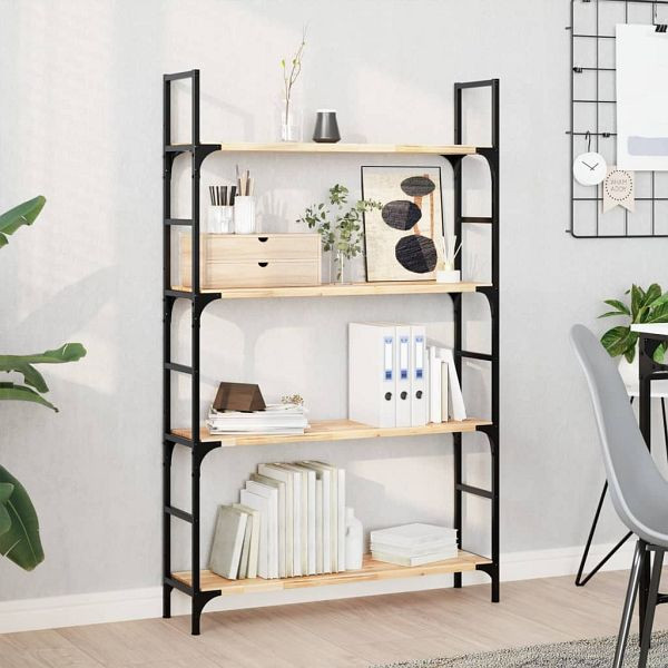 vidaXL Schweberegale 4 Stück 80x20x2 cm Massivholz Akazie Unbehandelt, 3279346