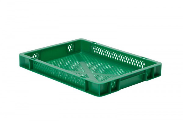 LA-KA-PE TK 400/50-2, rot, Transport-Stapelkasten, Abmessung außen: 400 x 300 x 50 mm (lxbxh), 07550 02 21