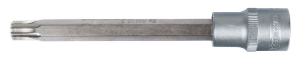 KS Tools Bit-Stecknuss für RIBE®-Schrauben, M8, Länge 140 mm, 911.4521