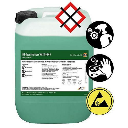IBS Scherer Spezialreiniger WAS 50.900, Allzweckreiniger, Konzentrat, kennzeichnungsfrei, neutral, 20 l, 320774
