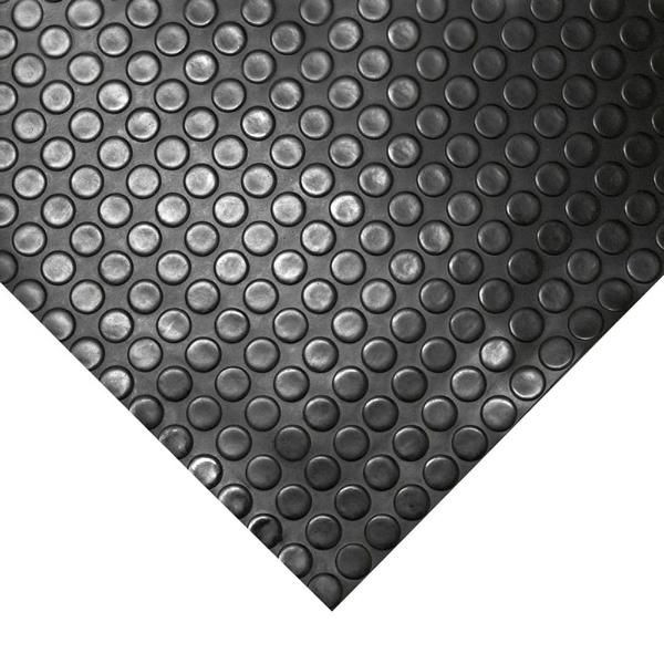 COBA Bodenbelag/Tischbelag COBAdot Nitril Schwarz 1.2m x 10m x 4.5mm, CDN010002