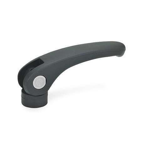 Ganter Exzenterspanner mit Edelstahl-Innengewinde, Kunststoff (GN 926.1-63-M6-A), VE: 10 Stück, 926.1-63-M6-A