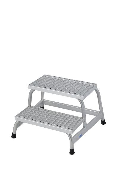 Krause Stabilo Montagetritt mit Gitterroststufen 1x2 Stufen, 805324