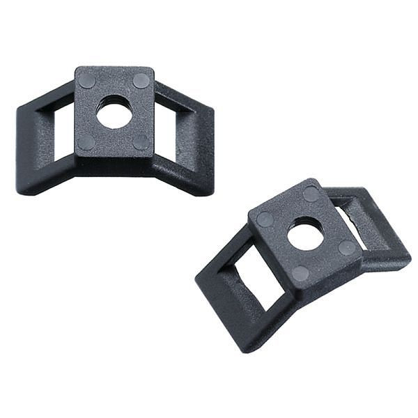 Haupa Schraubsockel schwarz bis 7,8mm, VE: 100 Stück, 262165