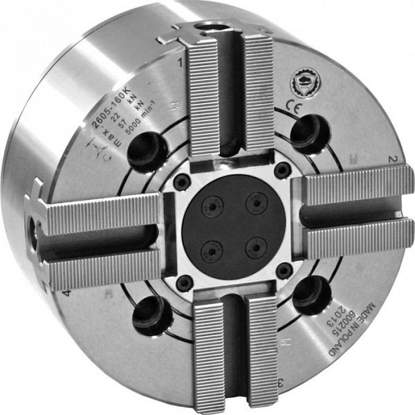 BISON 4-Backen Kraftspannfutter 2604-200K SGM, 352604130000