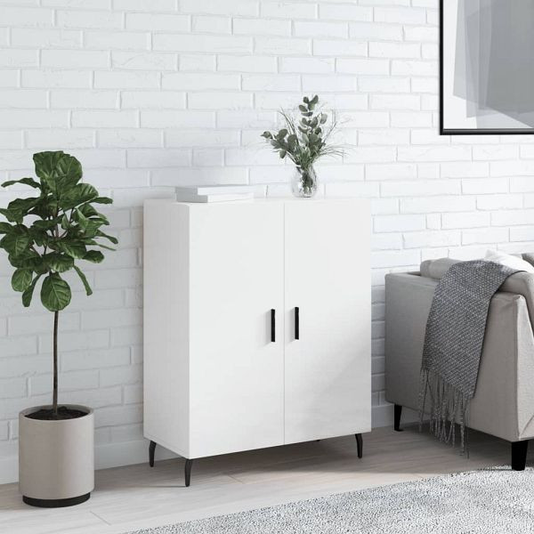 vidaXL Sideboard Hochglanz-Weiß 69,5x34x90 cm Holzwerkstoff, 827742