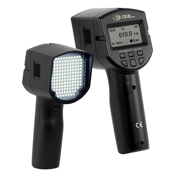 PCE Instruments Portables LED-Stroboskop, Einheiten Hz, f/m, m/min, PCE-LES 350