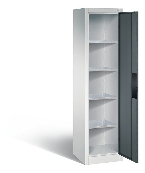 C+P Werkzeugschrank Acurado, H1950xB502xT500mm, Farbe: Lichtgrau / Anthrazitgrau, Muldengriff, 8901-052 S10094