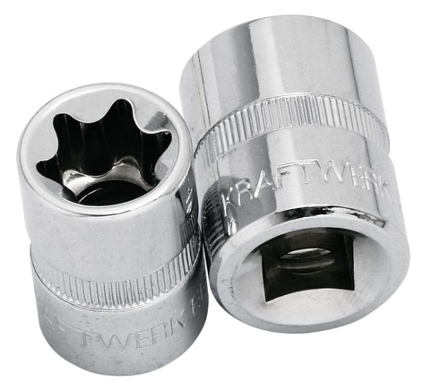 Kraftwerk 1/2" Steckschlüssel-Einsatz Außen-TX E10, 320010