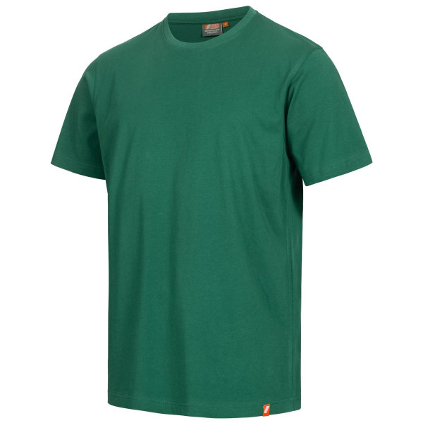 NITRAS MOTION TEX LIGHT, T-Shirt, vorgewaschen, Rundhals, Nackenband, 100% Baumwolle, 160 g/qm, Größe: M, Farbe: grün, VE: 20 Stück, 7005-3000-M