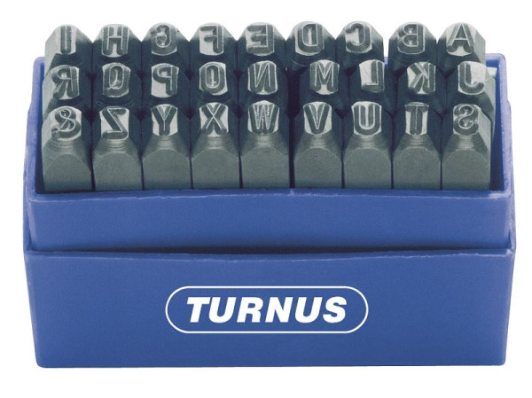 KUKKO Schlagbuchstaben Satz, extra schwere Qualität, schlagkopfvergütet, 27-teilig, Typenhöhe: 4,0 mm, 331-004V