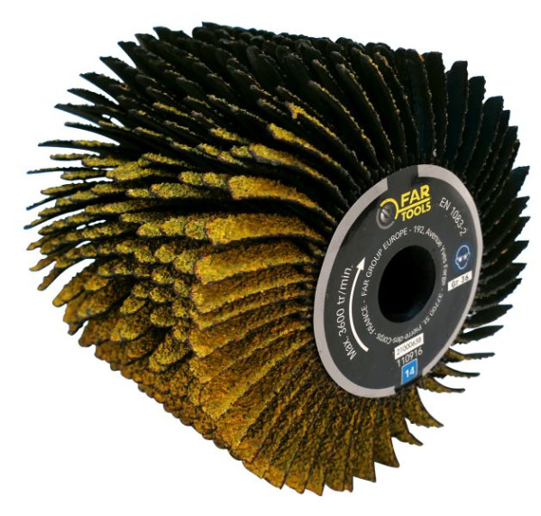 Fartools Schleifstreifenbürste K36 Ø 120 mm für Bürstenschleifer, 110916