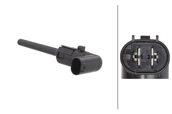 HELLA Sensor, Kühlmittelstand, 12V, Steckergehäuseform: oval, 6PR 005 923-081