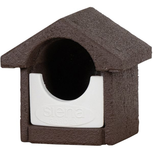 SIENA GARDEN Nistkasten braun Halbhöhlenbrüter, Holzbeton Kiefer, Fichte FSC 100 %, P44847