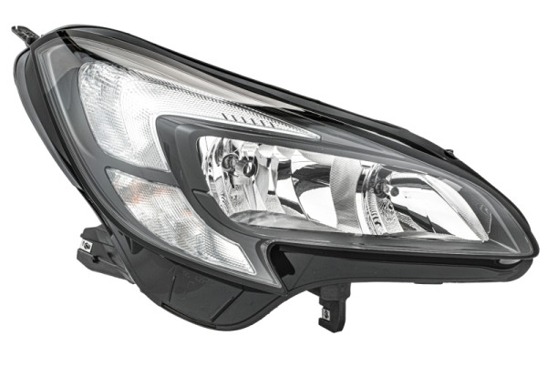 HELLA FF/Halogen-Hauptscheinwerfer, für u.a. Opel Corsa E (X15), für Linksverkehr, rechts, 1LF 011 830-041