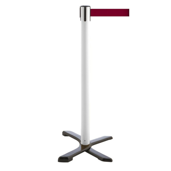 Stein HGS Personenleitsystem -P-Line Compact-, weiß, bordeaux, mit Gurtendstück (Standard), 34870-1302