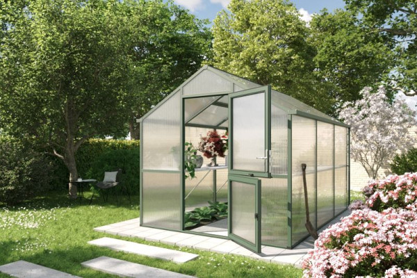 KGT Gewächshaus Modell Iris III, tannengrün, 22300002