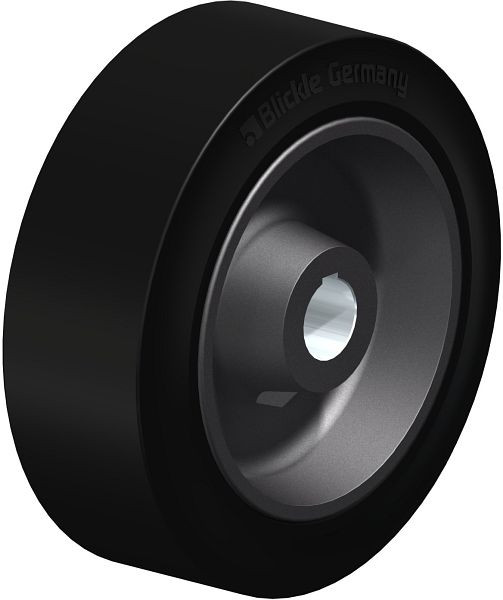 Blickle GEVN 425/60H7 Rad aus Elastik-Vollgummi, Schwarz, 608240