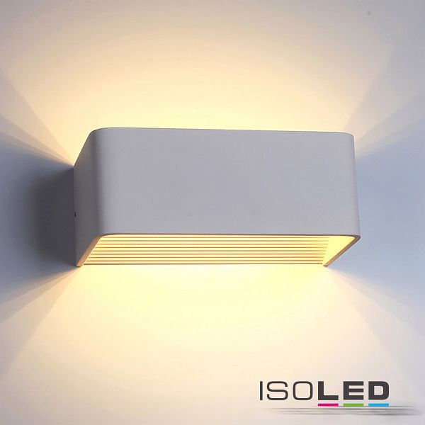 ISOLED LED Wandleuchte Up&Down 6W, IP40, weiß, warmweiß, 112644