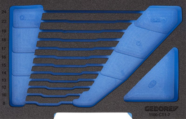 GEDORE Schaumeinlage leer für L-BOXX 136, 2836076, 4010886939574