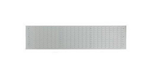 ADB Schlitzplatte, waagerechte Kiemenschlitzung, L1975xB456mm, Farbe grau, RAL 7035, 23025