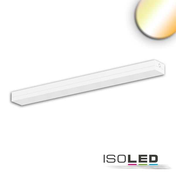 ISOLED LED Langfeldleuchte blendreduziert, weiß, 150cm, 45W, ColorSwitch 3000/4000/5700K, dimmbar, 115815