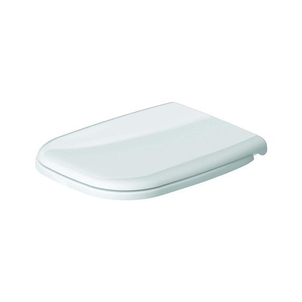 Duravit WC-Sitz D-Code ohne Absenkautomatik, Scharniere Edelstahl, weiß 67310000, 108973