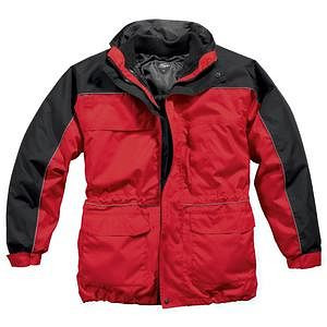 Korsar Kapuzenjacke Montego 2 rot schwarz in Größe M, 3371218798