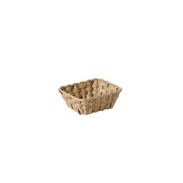 APS GN 1/6 Korb TWIRL - Polypropylen braun, 17,6 x 16,2 cm, Höhe 6,5 cm, GN-System, mit Edelstahldraht, 40364