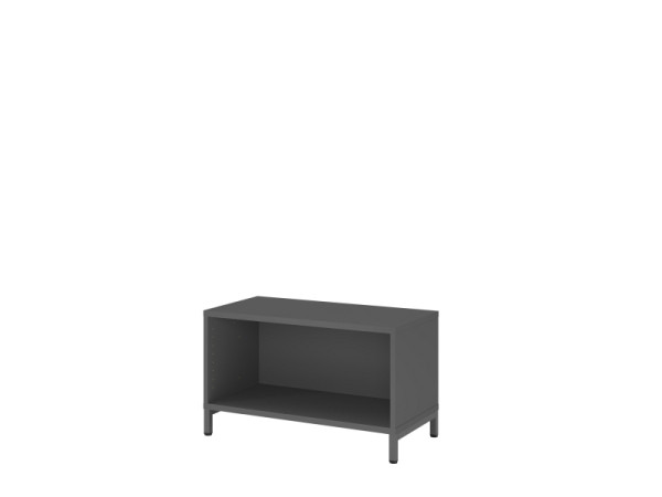 Hammerbacher Regal, 1OH, Sockel, graphit, 80 x 40 x 39,4cm, VFW18REKU/G