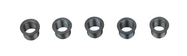 KS Tools Gewindebuchse mit Konus Länge 17,5mm, IG=M14x1,25/AG=M16x1,25, VE: 10 Stück, 150.5087