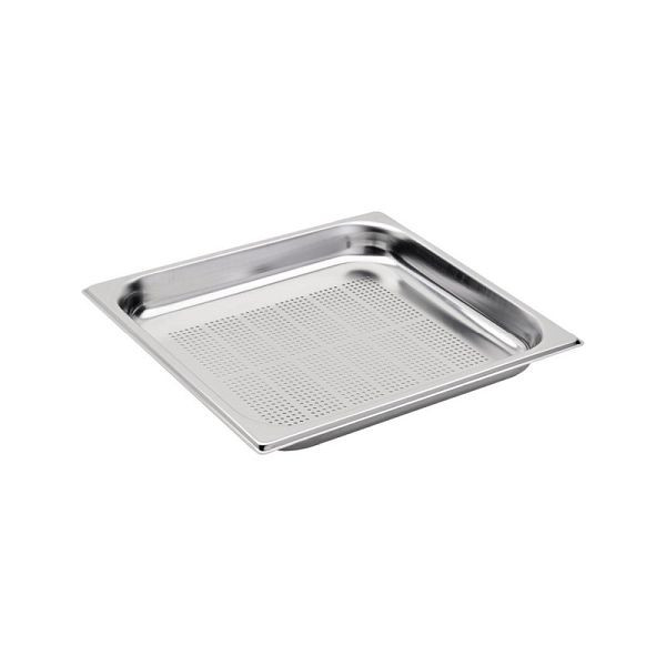 Gastro M gelochter GN-Behälter Edelstahl GN2/3 15cm tief, DA748